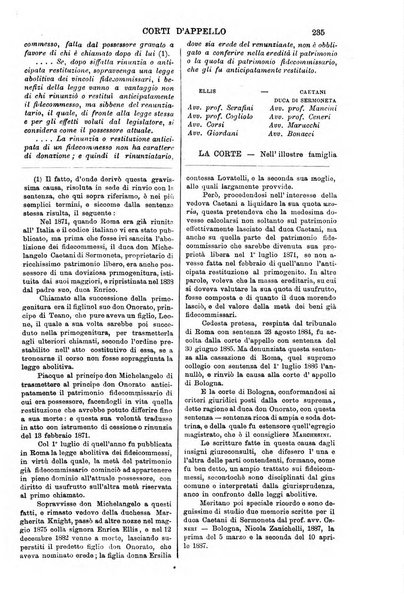 Annali della giurisprudenza italiana raccolta generale delle decisioni delle Corti di cassazione e d'appello in materia civile, criminale, commerciale, di diritto pubblico e amministrativo, e di procedura civile e penale