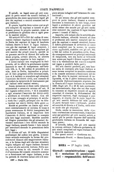 Annali della giurisprudenza italiana raccolta generale delle decisioni delle Corti di cassazione e d'appello in materia civile, criminale, commerciale, di diritto pubblico e amministrativo, e di procedura civile e penale