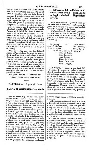 Annali della giurisprudenza italiana raccolta generale delle decisioni delle Corti di cassazione e d'appello in materia civile, criminale, commerciale, di diritto pubblico e amministrativo, e di procedura civile e penale