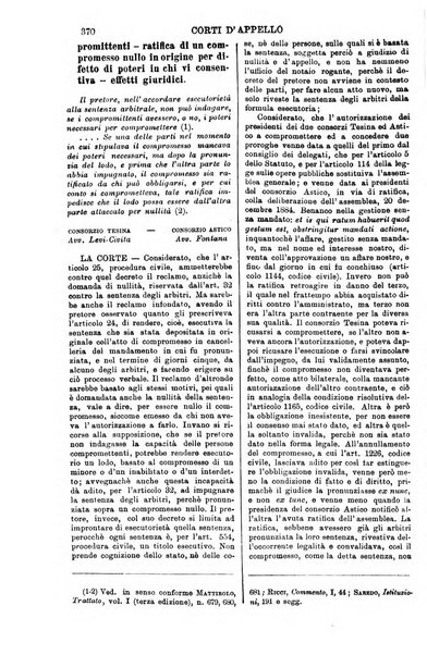 Annali della giurisprudenza italiana raccolta generale delle decisioni delle Corti di cassazione e d'appello in materia civile, criminale, commerciale, di diritto pubblico e amministrativo, e di procedura civile e penale