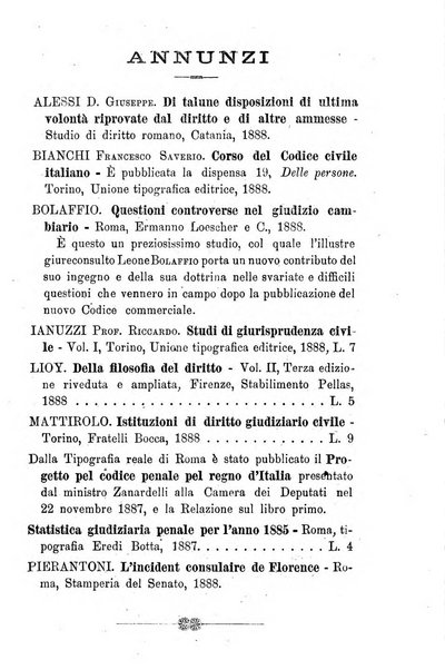 Annali della giurisprudenza italiana raccolta generale delle decisioni delle Corti di cassazione e d'appello in materia civile, criminale, commerciale, di diritto pubblico e amministrativo, e di procedura civile e penale