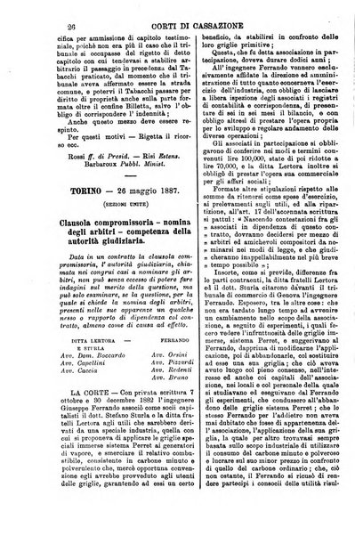 Annali della giurisprudenza italiana raccolta generale delle decisioni delle Corti di cassazione e d'appello in materia civile, criminale, commerciale, di diritto pubblico e amministrativo, e di procedura civile e penale