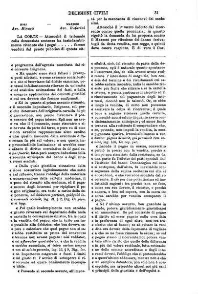 Annali della giurisprudenza italiana raccolta generale delle decisioni delle Corti di cassazione e d'appello in materia civile, criminale, commerciale, di diritto pubblico e amministrativo, e di procedura civile e penale