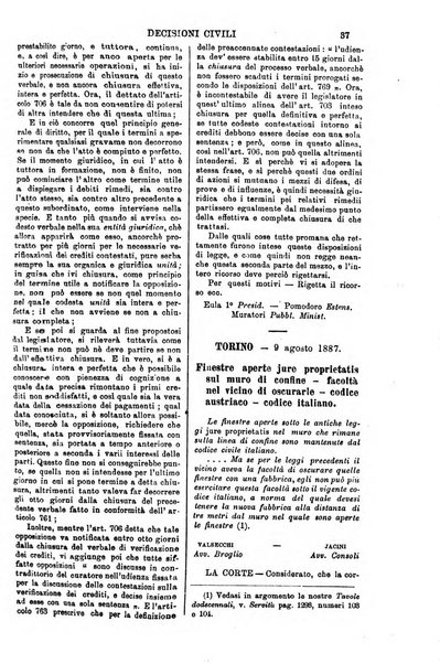 Annali della giurisprudenza italiana raccolta generale delle decisioni delle Corti di cassazione e d'appello in materia civile, criminale, commerciale, di diritto pubblico e amministrativo, e di procedura civile e penale