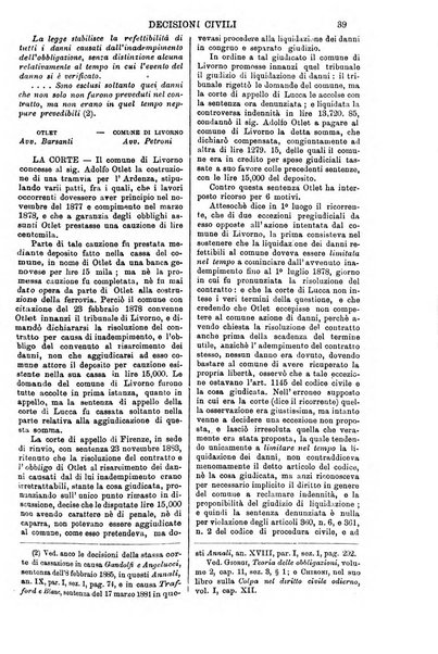 Annali della giurisprudenza italiana raccolta generale delle decisioni delle Corti di cassazione e d'appello in materia civile, criminale, commerciale, di diritto pubblico e amministrativo, e di procedura civile e penale