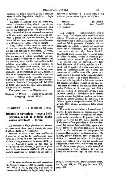 Annali della giurisprudenza italiana raccolta generale delle decisioni delle Corti di cassazione e d'appello in materia civile, criminale, commerciale, di diritto pubblico e amministrativo, e di procedura civile e penale