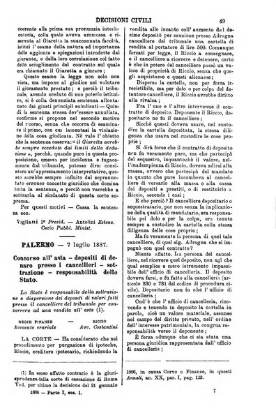 Annali della giurisprudenza italiana raccolta generale delle decisioni delle Corti di cassazione e d'appello in materia civile, criminale, commerciale, di diritto pubblico e amministrativo, e di procedura civile e penale