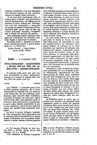 Annali della giurisprudenza italiana raccolta generale delle decisioni delle Corti di cassazione e d'appello in materia civile, criminale, commerciale, di diritto pubblico e amministrativo, e di procedura civile e penale