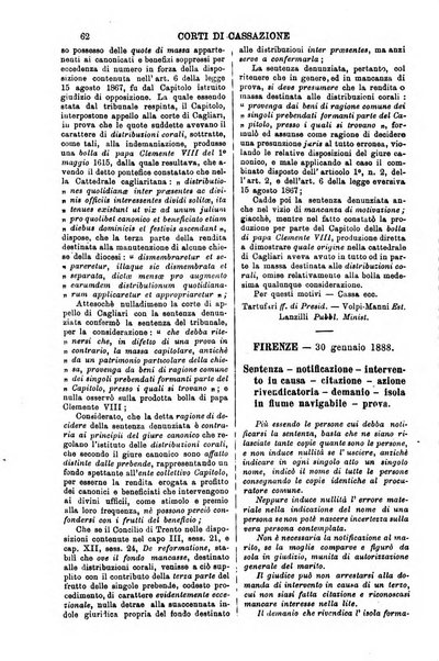 Annali della giurisprudenza italiana raccolta generale delle decisioni delle Corti di cassazione e d'appello in materia civile, criminale, commerciale, di diritto pubblico e amministrativo, e di procedura civile e penale