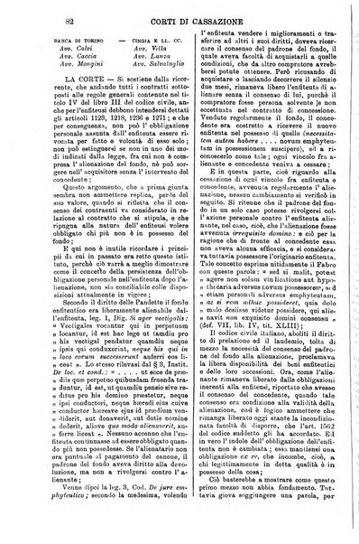 Annali della giurisprudenza italiana raccolta generale delle decisioni delle Corti di cassazione e d'appello in materia civile, criminale, commerciale, di diritto pubblico e amministrativo, e di procedura civile e penale