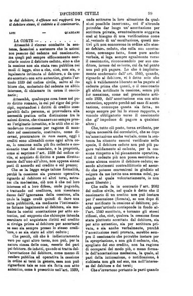 Annali della giurisprudenza italiana raccolta generale delle decisioni delle Corti di cassazione e d'appello in materia civile, criminale, commerciale, di diritto pubblico e amministrativo, e di procedura civile e penale