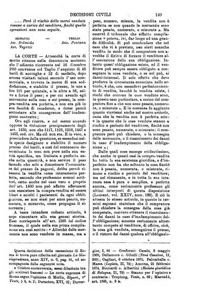 Annali della giurisprudenza italiana raccolta generale delle decisioni delle Corti di cassazione e d'appello in materia civile, criminale, commerciale, di diritto pubblico e amministrativo, e di procedura civile e penale