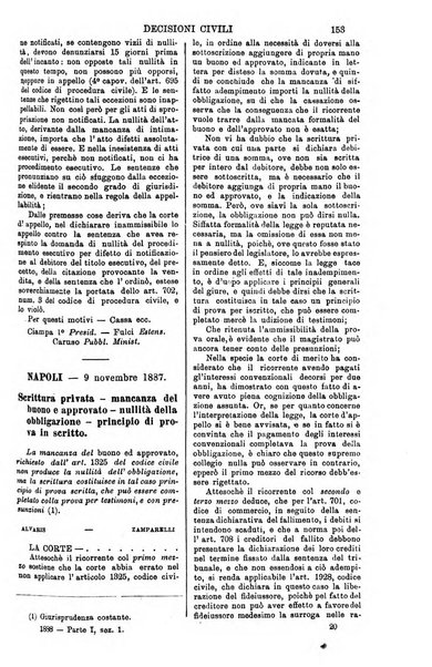 Annali della giurisprudenza italiana raccolta generale delle decisioni delle Corti di cassazione e d'appello in materia civile, criminale, commerciale, di diritto pubblico e amministrativo, e di procedura civile e penale