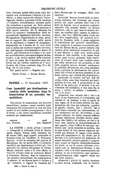 Annali della giurisprudenza italiana raccolta generale delle decisioni delle Corti di cassazione e d'appello in materia civile, criminale, commerciale, di diritto pubblico e amministrativo, e di procedura civile e penale