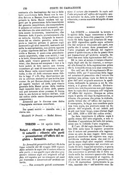 Annali della giurisprudenza italiana raccolta generale delle decisioni delle Corti di cassazione e d'appello in materia civile, criminale, commerciale, di diritto pubblico e amministrativo, e di procedura civile e penale