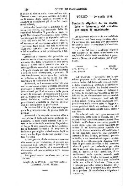 Annali della giurisprudenza italiana raccolta generale delle decisioni delle Corti di cassazione e d'appello in materia civile, criminale, commerciale, di diritto pubblico e amministrativo, e di procedura civile e penale