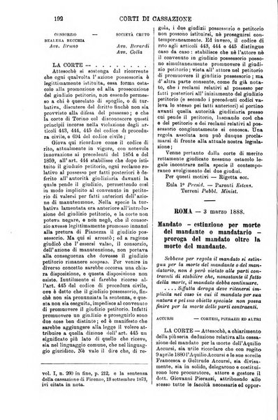 Annali della giurisprudenza italiana raccolta generale delle decisioni delle Corti di cassazione e d'appello in materia civile, criminale, commerciale, di diritto pubblico e amministrativo, e di procedura civile e penale