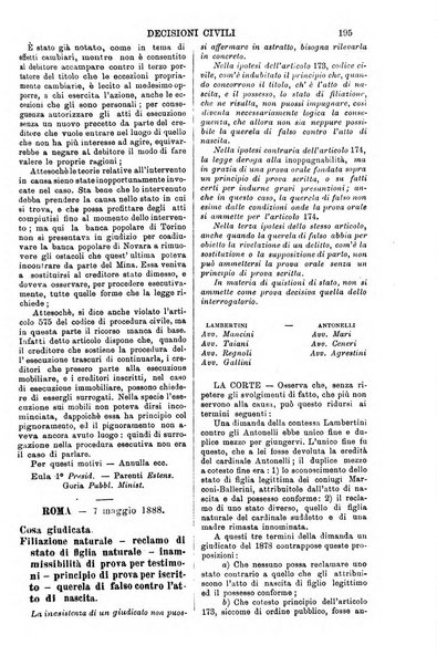 Annali della giurisprudenza italiana raccolta generale delle decisioni delle Corti di cassazione e d'appello in materia civile, criminale, commerciale, di diritto pubblico e amministrativo, e di procedura civile e penale