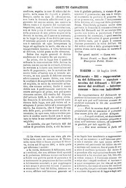 Annali della giurisprudenza italiana raccolta generale delle decisioni delle Corti di cassazione e d'appello in materia civile, criminale, commerciale, di diritto pubblico e amministrativo, e di procedura civile e penale