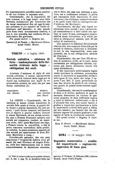 Annali della giurisprudenza italiana raccolta generale delle decisioni delle Corti di cassazione e d'appello in materia civile, criminale, commerciale, di diritto pubblico e amministrativo, e di procedura civile e penale