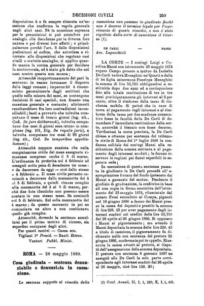 Annali della giurisprudenza italiana raccolta generale delle decisioni delle Corti di cassazione e d'appello in materia civile, criminale, commerciale, di diritto pubblico e amministrativo, e di procedura civile e penale