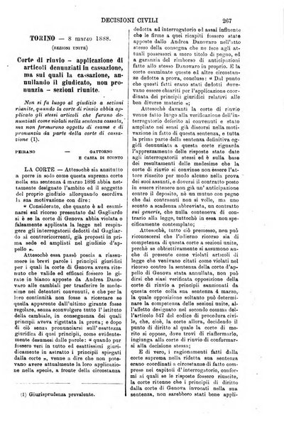 Annali della giurisprudenza italiana raccolta generale delle decisioni delle Corti di cassazione e d'appello in materia civile, criminale, commerciale, di diritto pubblico e amministrativo, e di procedura civile e penale