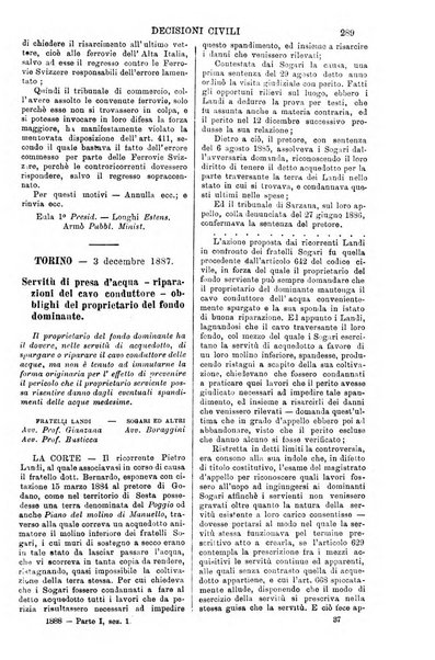 Annali della giurisprudenza italiana raccolta generale delle decisioni delle Corti di cassazione e d'appello in materia civile, criminale, commerciale, di diritto pubblico e amministrativo, e di procedura civile e penale