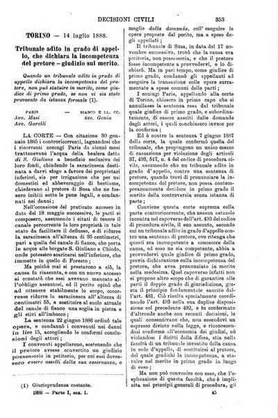 Annali della giurisprudenza italiana raccolta generale delle decisioni delle Corti di cassazione e d'appello in materia civile, criminale, commerciale, di diritto pubblico e amministrativo, e di procedura civile e penale