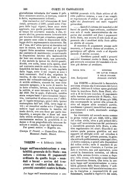 Annali della giurisprudenza italiana raccolta generale delle decisioni delle Corti di cassazione e d'appello in materia civile, criminale, commerciale, di diritto pubblico e amministrativo, e di procedura civile e penale