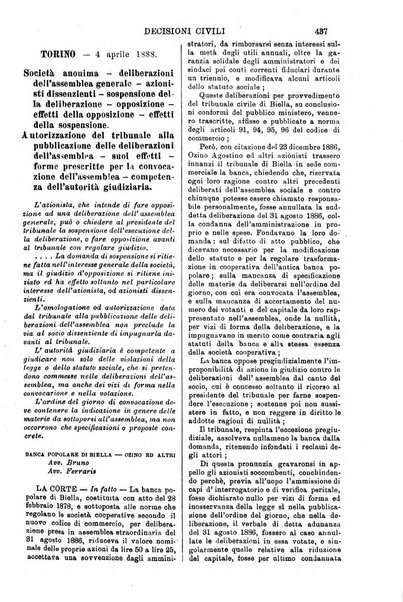 Annali della giurisprudenza italiana raccolta generale delle decisioni delle Corti di cassazione e d'appello in materia civile, criminale, commerciale, di diritto pubblico e amministrativo, e di procedura civile e penale