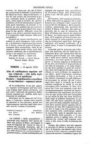 Annali della giurisprudenza italiana raccolta generale delle decisioni delle Corti di cassazione e d'appello in materia civile, criminale, commerciale, di diritto pubblico e amministrativo, e di procedura civile e penale