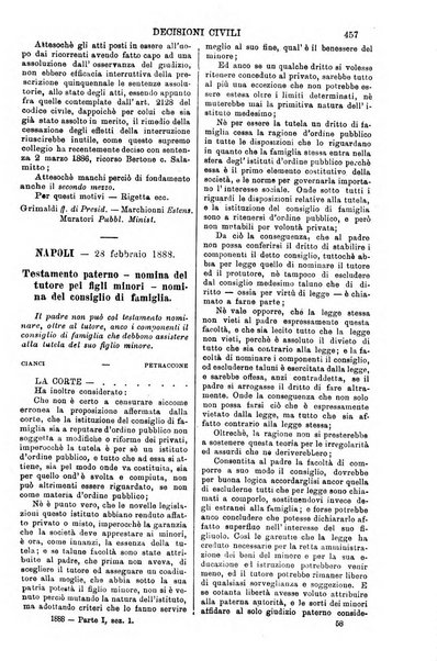 Annali della giurisprudenza italiana raccolta generale delle decisioni delle Corti di cassazione e d'appello in materia civile, criminale, commerciale, di diritto pubblico e amministrativo, e di procedura civile e penale