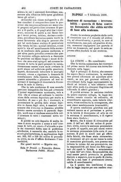 Annali della giurisprudenza italiana raccolta generale delle decisioni delle Corti di cassazione e d'appello in materia civile, criminale, commerciale, di diritto pubblico e amministrativo, e di procedura civile e penale