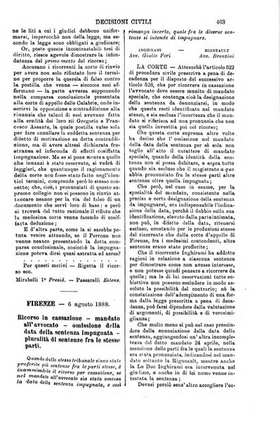 Annali della giurisprudenza italiana raccolta generale delle decisioni delle Corti di cassazione e d'appello in materia civile, criminale, commerciale, di diritto pubblico e amministrativo, e di procedura civile e penale