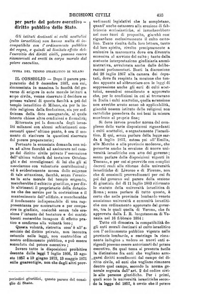 Annali della giurisprudenza italiana raccolta generale delle decisioni delle Corti di cassazione e d'appello in materia civile, criminale, commerciale, di diritto pubblico e amministrativo, e di procedura civile e penale