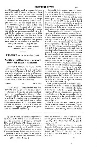 Annali della giurisprudenza italiana raccolta generale delle decisioni delle Corti di cassazione e d'appello in materia civile, criminale, commerciale, di diritto pubblico e amministrativo, e di procedura civile e penale