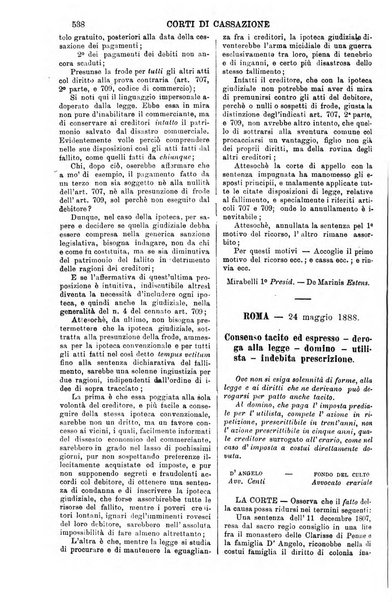 Annali della giurisprudenza italiana raccolta generale delle decisioni delle Corti di cassazione e d'appello in materia civile, criminale, commerciale, di diritto pubblico e amministrativo, e di procedura civile e penale