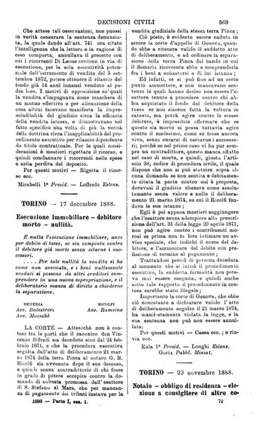 Annali della giurisprudenza italiana raccolta generale delle decisioni delle Corti di cassazione e d'appello in materia civile, criminale, commerciale, di diritto pubblico e amministrativo, e di procedura civile e penale