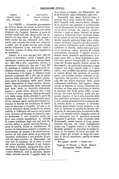 Annali della giurisprudenza italiana raccolta generale delle decisioni delle Corti di cassazione e d'appello in materia civile, criminale, commerciale, di diritto pubblico e amministrativo, e di procedura civile e penale