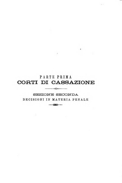 Annali della giurisprudenza italiana raccolta generale delle decisioni delle Corti di cassazione e d'appello in materia civile, criminale, commerciale, di diritto pubblico e amministrativo, e di procedura civile e penale