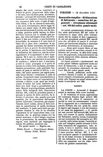 Annali della giurisprudenza italiana raccolta generale delle decisioni delle Corti di cassazione e d'appello in materia civile, criminale, commerciale, di diritto pubblico e amministrativo, e di procedura civile e penale