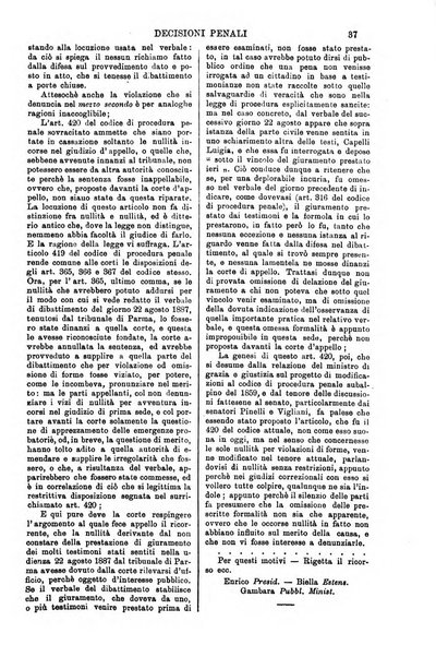 Annali della giurisprudenza italiana raccolta generale delle decisioni delle Corti di cassazione e d'appello in materia civile, criminale, commerciale, di diritto pubblico e amministrativo, e di procedura civile e penale