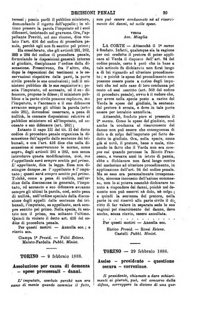 Annali della giurisprudenza italiana raccolta generale delle decisioni delle Corti di cassazione e d'appello in materia civile, criminale, commerciale, di diritto pubblico e amministrativo, e di procedura civile e penale