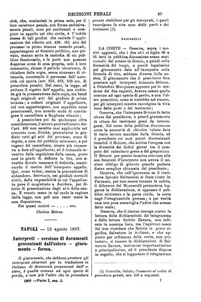 Annali della giurisprudenza italiana raccolta generale delle decisioni delle Corti di cassazione e d'appello in materia civile, criminale, commerciale, di diritto pubblico e amministrativo, e di procedura civile e penale