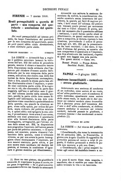 Annali della giurisprudenza italiana raccolta generale delle decisioni delle Corti di cassazione e d'appello in materia civile, criminale, commerciale, di diritto pubblico e amministrativo, e di procedura civile e penale