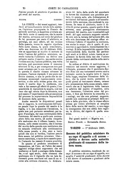 Annali della giurisprudenza italiana raccolta generale delle decisioni delle Corti di cassazione e d'appello in materia civile, criminale, commerciale, di diritto pubblico e amministrativo, e di procedura civile e penale