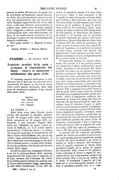 Annali della giurisprudenza italiana raccolta generale delle decisioni delle Corti di cassazione e d'appello in materia civile, criminale, commerciale, di diritto pubblico e amministrativo, e di procedura civile e penale