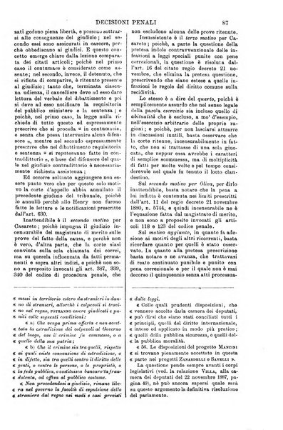 Annali della giurisprudenza italiana raccolta generale delle decisioni delle Corti di cassazione e d'appello in materia civile, criminale, commerciale, di diritto pubblico e amministrativo, e di procedura civile e penale