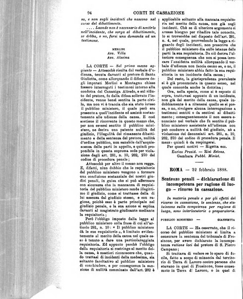 Annali della giurisprudenza italiana raccolta generale delle decisioni delle Corti di cassazione e d'appello in materia civile, criminale, commerciale, di diritto pubblico e amministrativo, e di procedura civile e penale