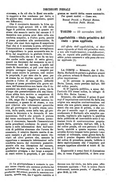 Annali della giurisprudenza italiana raccolta generale delle decisioni delle Corti di cassazione e d'appello in materia civile, criminale, commerciale, di diritto pubblico e amministrativo, e di procedura civile e penale